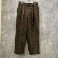 COMME des GARCONS HOMME 90s 96年製 2タックウールパンツ size S ブラウン コムデギャルソンオム