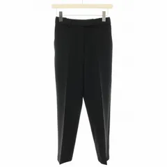 ミラオーウェン Mila Owen 後ゴムセンタープレステーパードパンツ スラックス ジップフライ 0 黒 ブラック 09WFP242306 /YT