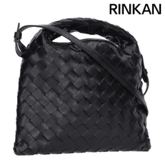 ボッテガヴェネタ  ミニホップ イントレチャートレザー2wayハンドバッグ レディース