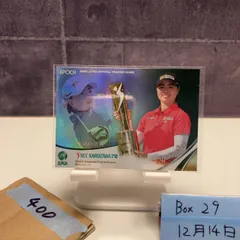 2020 EPOCH 笹生優花 Winner NEC Karuizawa 72 JLPGA 女子プロゴルフ カード
