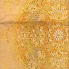 京袋帯 正絹 付下げ・無地などに フォーマルにも[あE315]