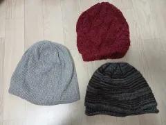 ニット帽子3個まとめ