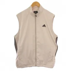 アディダス adidas テーラーメイド ゴルフ ベスト ジャケット ジップアップ ハイネック ロゴ刺繍 O/XG グレー /BM