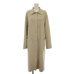 ザラ ZARA ロングコート ステンカラー フェイクスエード アウター XS ベージュ 3046825712 /YM