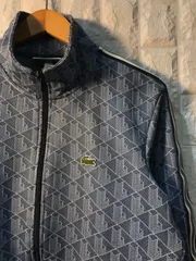 LACOSTE モノグラム　ジャガード　トラックジャケット