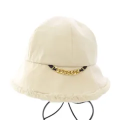 カシラ CA4LA TYROL バケットハット バケハ 帽子 チェーン 装飾 ベージュ /BB