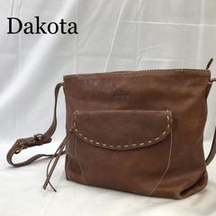 Dakota ロゴ エンブレム 型押し 2way ショルダーバッグ ハンドバッグ 