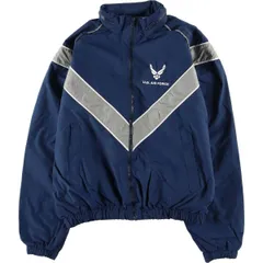 古着 00年代 米軍実品 U.S.AIR FORCE SKILCRAFT PTU トレーニングジャケット ナイロンジャケット USA製 メンズS相当/eaa613818