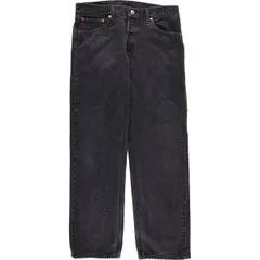 古着 00年代 リーバイス Levi's 501-0660 ブラックデニム ストレートデニムパンツ メンズw33相当/evb033150