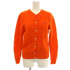 ポロ ラルフローレン POLO RALPH LAUREN ニット 起毛カーディガン M オレンジ 211507198006 /☆G