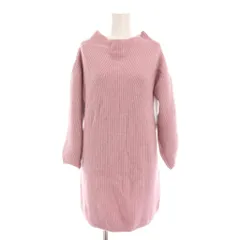 スナイデル SNIDEL 24SS オフショルミニワンピース ニット 長袖 F ピンク SWNO241027 /YM