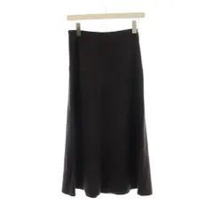 セオリー Theory スカート ウール 2 ブラウン 無地 ロング丈 /JP