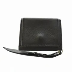 キャリー CALEE PLANE LEATHER MULTI WALLET STUDS CHARM スターズ スタッズ プレーン レザー マルチ ウォレット 三つ折り 財布 CL-25SS029LE 黒 ブラック ブランド古着ベクトル 中古●▲251020