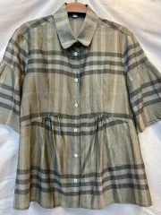 バーバリー ロンドン レディース 半袖 ブラウス UK6/55 (正規品)