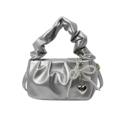 【新着商品】おしゃれ ショルダーバッグ ショルダーバッグ 3WAY 韓国ファッション 女子 通勤通学 バッグ 大人 巾着 レディース 可愛い トート [DUXING]リボンキーリング付き