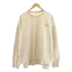 ザノースフェイス THE NORTH FACE コンフィ ダイド スウェットシャツ COMFY DYED SWEATSHIRTS トレーナー ロゴ 2XL ベージュ NM5MP01J /AN37