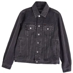 美品 コーチ COACH ジャケット デニムジャケット ブラックデニム シグネチ