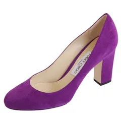 未使用 ジミーチュウ JIMMY CHOO パンプス スウェードレザー ヒールのサムネイル