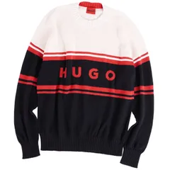 極美品 ヒューゴボス HUGO BOSS ニット セーター ロングスリーブ ロゴのサムネイル