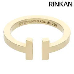 ティファニー  Tスクエア K18YGリング メンズ 18.5号