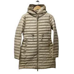 MONCLER(モンクレール) ダウンコート サイズ1 S レディース  BARBEL ベージュ 長袖/冬