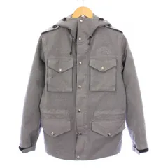 ザノースフェイス THE NORTH FACE Mountain Insulation ジャケット アウター フード ロゴ 刺繍 ウール S グレー /BB