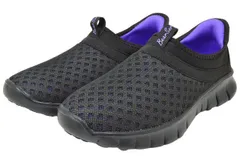 ベアサーフ BS-1088 bearsurf レディーススニーカー スリッポンスニーカー スリッポンシューズ ハンズフリー 立ったまま履ける靴 手を使わずに履ける靴 軽量 メッシュ 履きやすい 軽い 婦人 靴 ブラック 黒