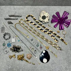 ネックレス ブローチ ペンダントトップ ヴィンテージ アクセサリーまとめ セット