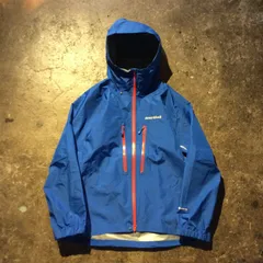 mont-bell ディナリパーカー GORE-TEX マウンテンパーカー スタッフバッグ付 ブルー XL モンベル 1102573