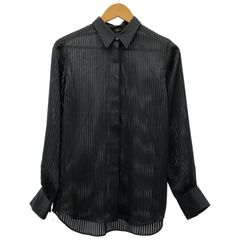 アパルトモン Lisière Stripe Sheer Shirts ネイビー アパルトモン Lisière Stripe Sheer Shirts ネイビー - メルカリ