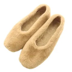 ビバイア VIVAIA パンプス ボア スクエアトゥ 38.5 ベージュ /AN16