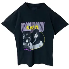 M ナルト キャラT キャラクター 大蛇丸 ビッグプリント アニメ ブラック 黒 Tシャツ レディース ユニセックス メンズ 古着 半袖 CHM