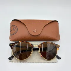 ✨美品✨ Ray-Ban レイバン RB4246 1160 クラブラウンド ブラウン ユニセックス ケース付き