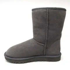 アグ UGG クラシック ショート ブーツ ムートン 24cm グレー 5825 美品