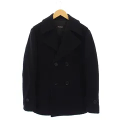 バーバリーブラックレーベル BURBERRY BLACK LABEL ピーコート Pコート ショート丈 M 黒 D1F70-213-28 /KH