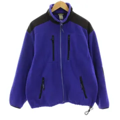 エルエルビーン L.L.BEAN 90s フリースジャケット アウター ヴィンテージ  青 ブルー 黒 ブラック /YT