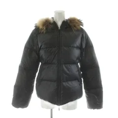 デュベティカ DUVETICA Adhara ダウンジャケット ファー アウター 40 黒 ブラック D03001 /AN44