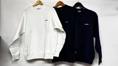 ● 6B-M2 服 ellesse トレーナー  ホワイト ネイビー Mサイズ  エレッセのサムネイル