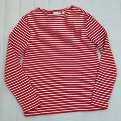 メンズ100サイズ ラコステ ボーダー柄Tシャツ