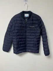 コロンビア ネイビー 軽量 ダウン ジャケット L