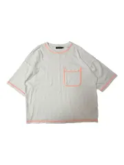 T005 ニコアンド 白 半袖T M (W)