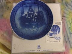 ロイヤルコペンハーゲン クリスマスイヤープレート 1982年 保管品