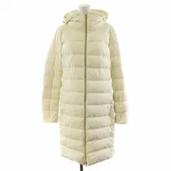 ヘルノ HERNO ダウンコート ロング丈 フード ナイロン アウター 44 白 ホワイト PI1149D /AN41