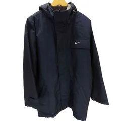 ナイキ NIKE 00S グレータグ スウッシュロゴ 刺繍 ダブルジップ フーデッド 中綿 ジャケット メンズ import：M 