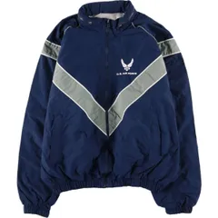 古着 00年代 米軍実品 U.S.AIR FORCE PTU トレーニングジャケット ナイロンジャケット USA製 メンズM相当/eaa613811