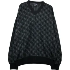 古着 ジャンセン Jantzen 総柄 Vネック アクリルニットセーター メンズXL相当/eaa399285のサムネイル
