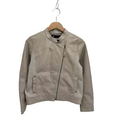 アーバンリサーチサニーレーベル URBAN RESEARCH Sonny Label フェイクレザーライダースジャケット レディース JPN：36 