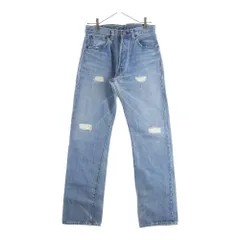 Levi's (リーバイス) 501XX 1947年復刻 片面BIG E バレンシア工場 ボタン裏555 ボタンフライストレートデニムパンツ ジーンズ インディゴ 47501 0191
