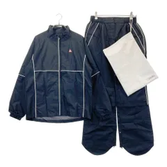 サイズ：M LE COQ GOLF ルコックゴルフ  レインジャケット パンツ セットアップ  ブラック系 [240101627713] ゴルフウェア レディース ストスト