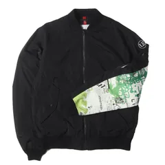 【美品】UNIFORM EXPERIMENT ジャケット ブラック 4 | 21SS fragment design ×ASGER JORN ×ALPHA 袖カスタム MA-1 フライトジャケット(MA-1 JACKET) | アウター ブルゾン【中古】のサムネイル